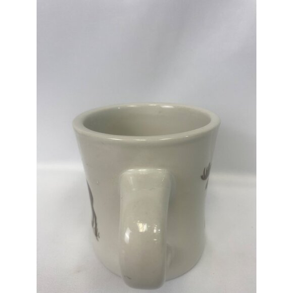 Vintage Cape Shore Moose Coffee Tea Mug Cup White Ceramic Collectibles - Picture 2 of 5